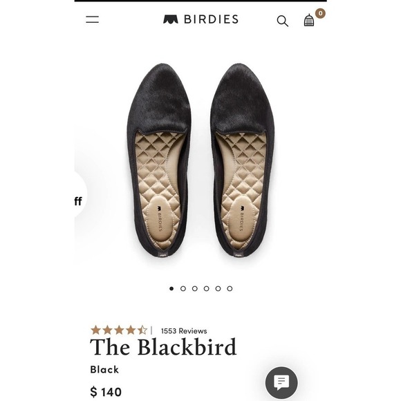 Birdies Shoes - Birdies - The Blackbird - Black - Size 7